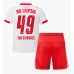 RB Leipzig Yan Diomande #49 Hjemmedraktsett Barn 2025-26 Korte ermer (+ Korte bukser)